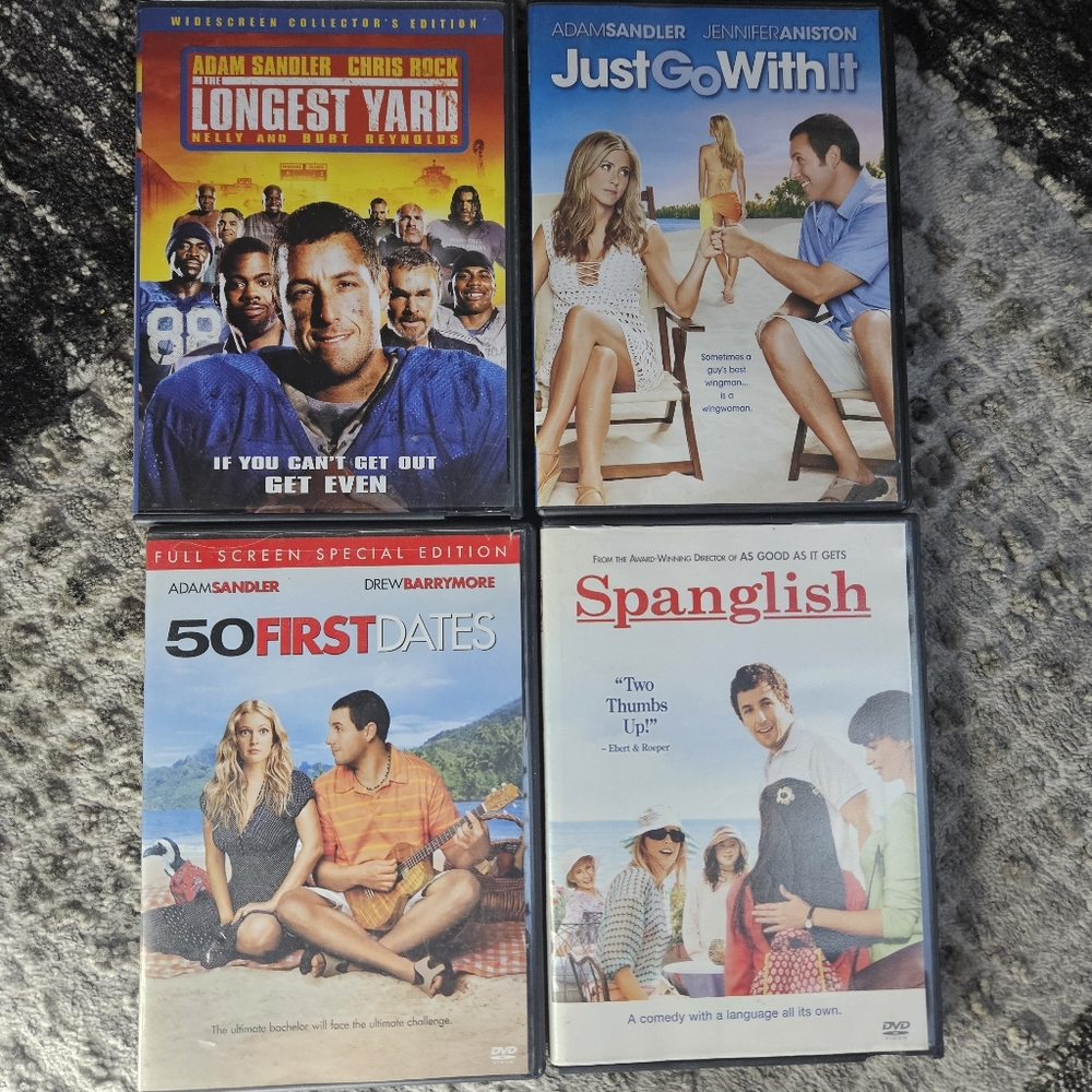 Adam Sandler Lot of 4 DVDs Comedy Movies